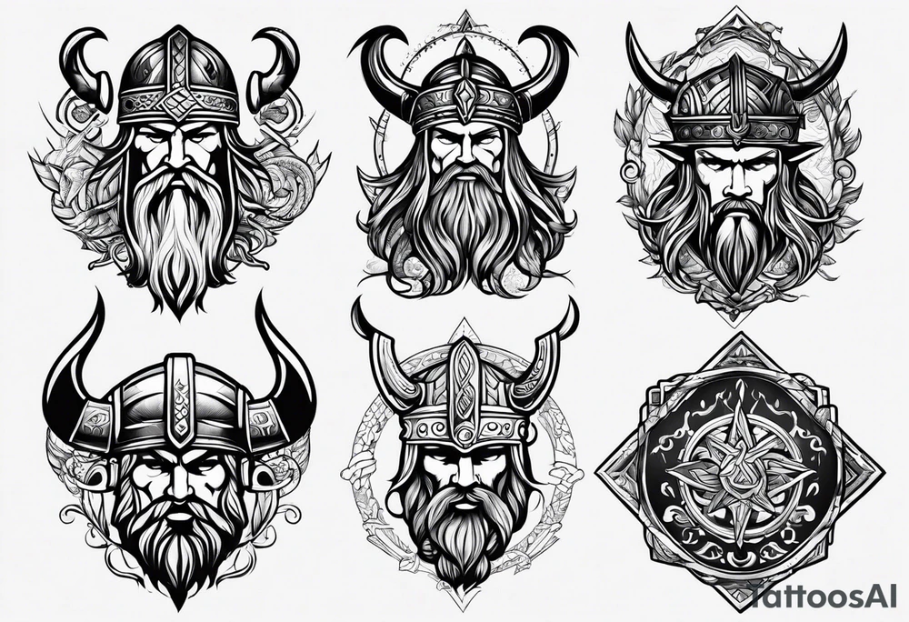 vikings symbols tattoo idea
