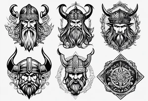 vikings symbols tattoo idea