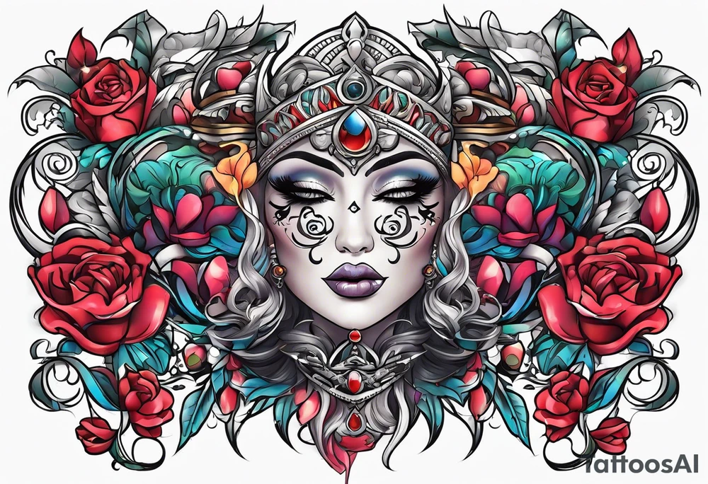 Shhh finger to lips tattoo idea
