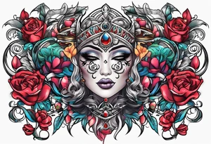 Shhh finger to lips tattoo idea
