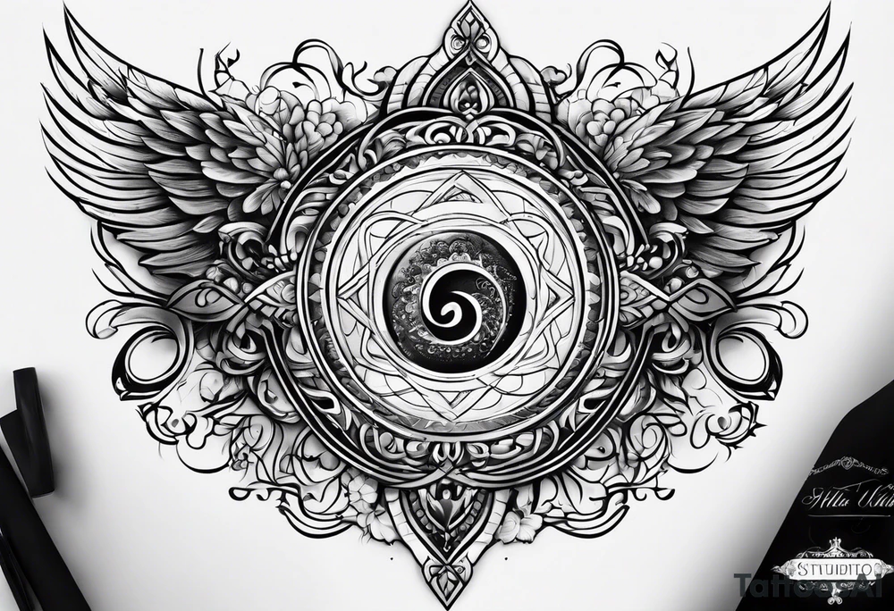 Infinity symbol tattoo idea