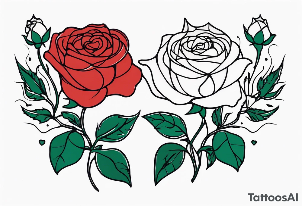 Leuchtturm Stacheldraht Rosen Herz tattoo idea