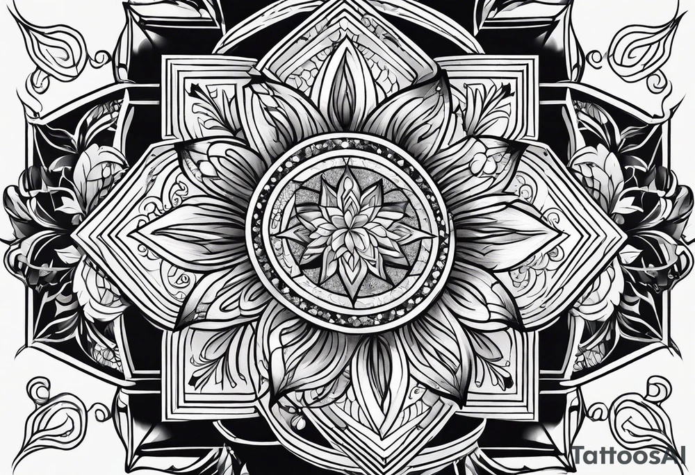 background design tattoo idea