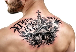 This place is sacred Maui tattoo idea