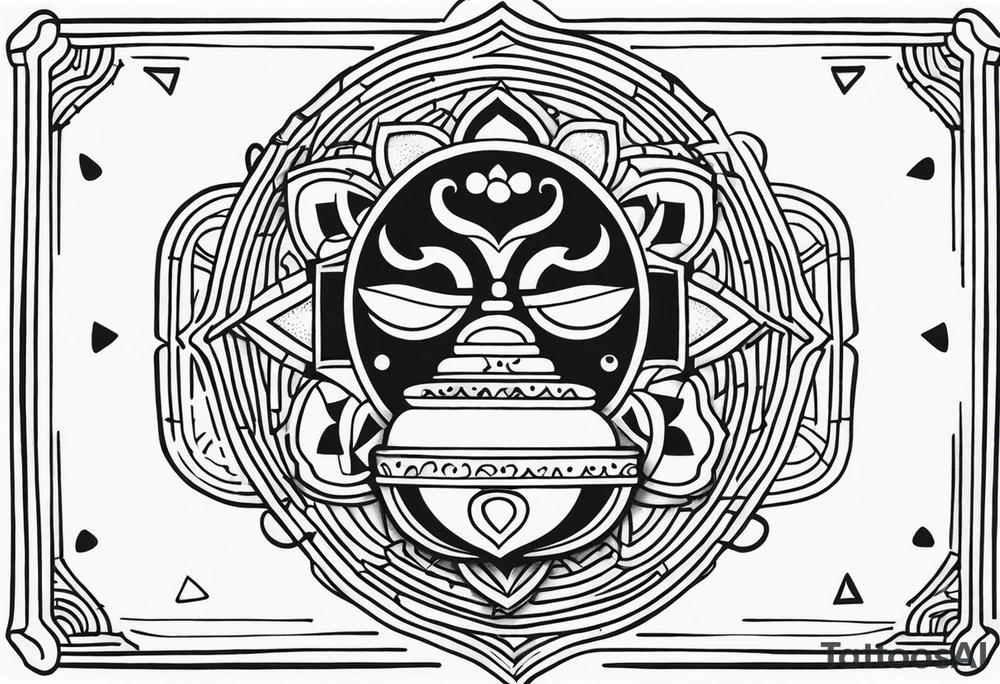 coração com chama tattoo idea