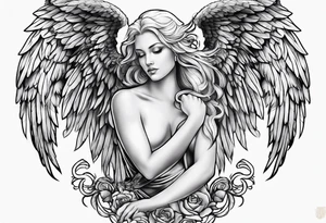 angel tattoo idea