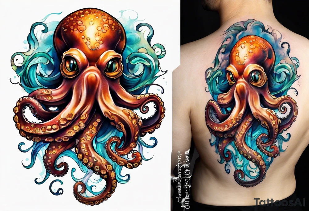 Octopus tattoo idea