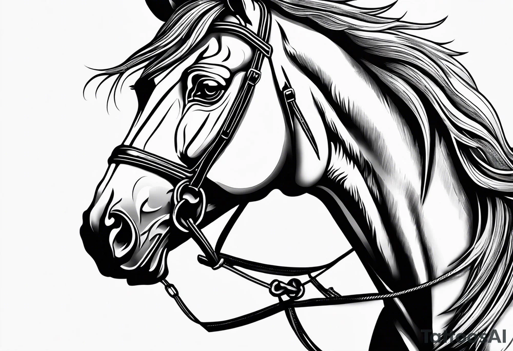 Horse sleeve tattoo idea