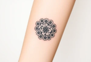 Pisces round a bunch of daisy's tattoo idea