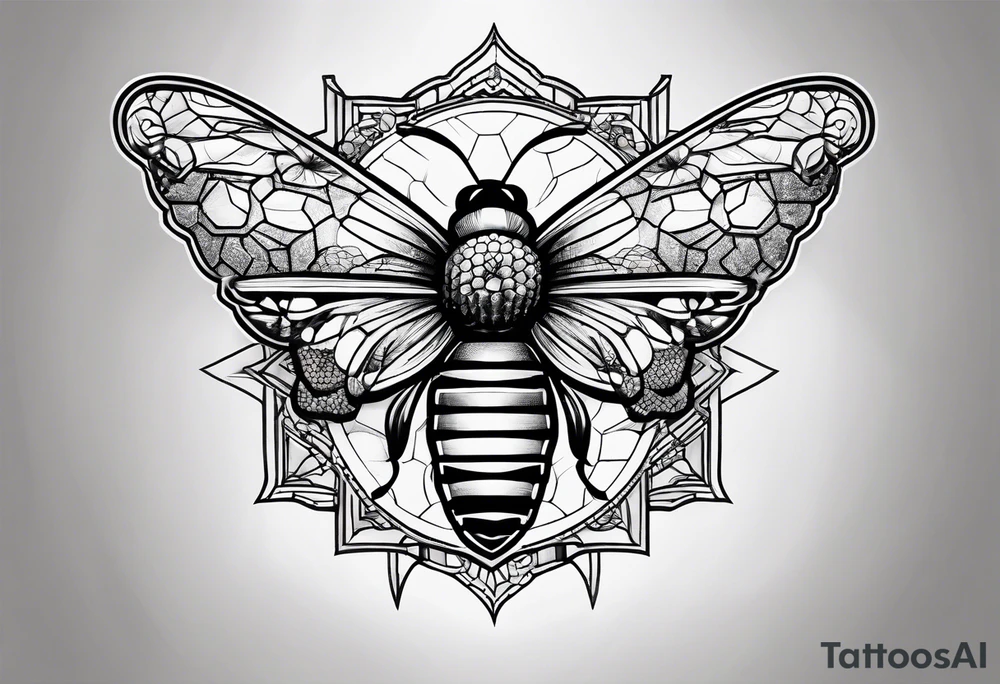 honeycomb tattoo idea