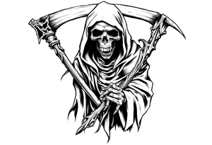 Grim reaper tattoo idea