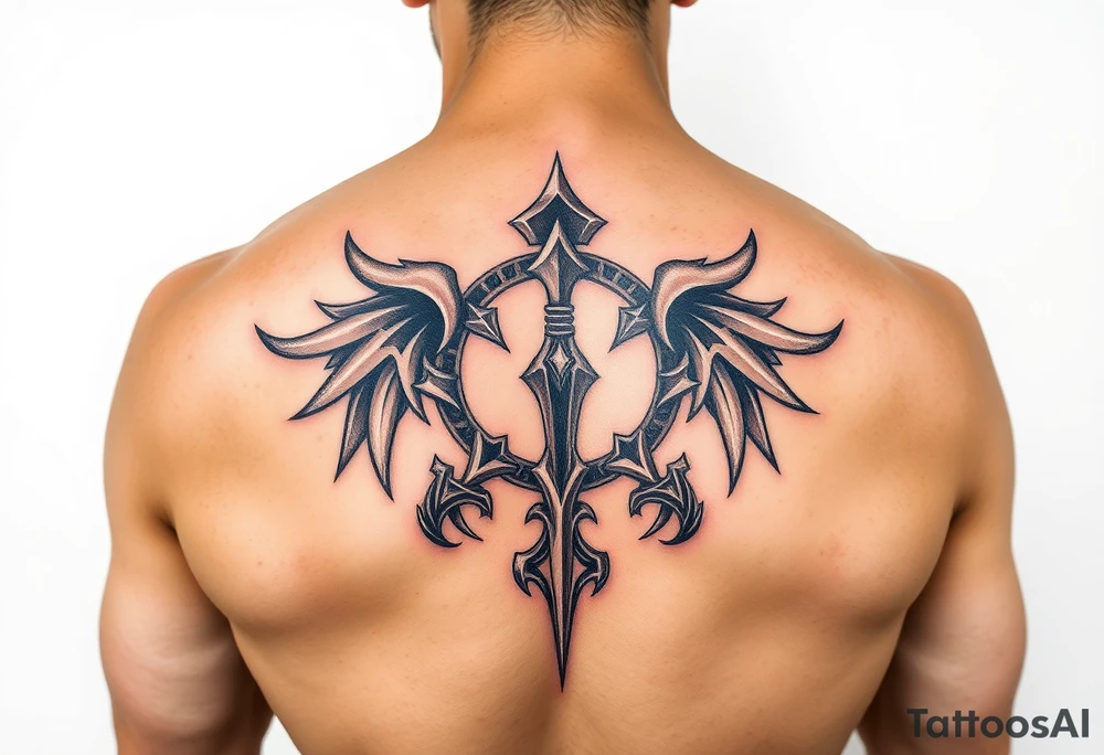 Symbol of strength tattoo idea