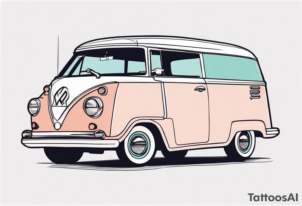 cute, vintage, vista cruiser, coquette, feminine, soft tattoo idea