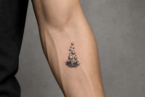 bubbles up tattoo idea