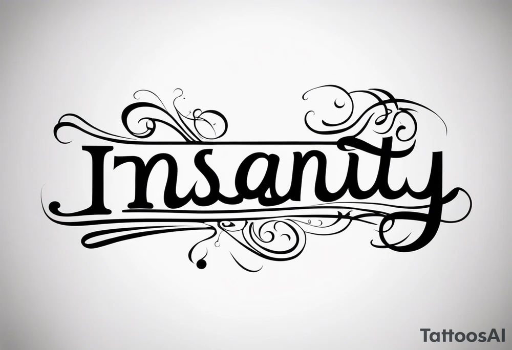 Define insanity tattoo idea