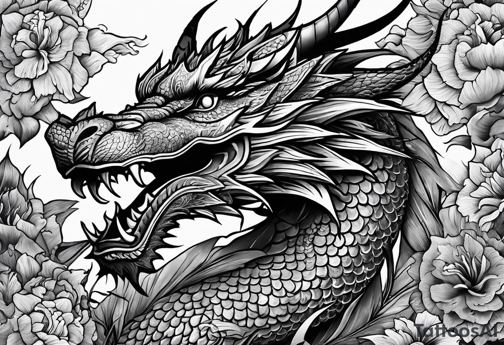 Dragon, Marine Corps, Ocean, Travel, China, Iraq tattoo idea