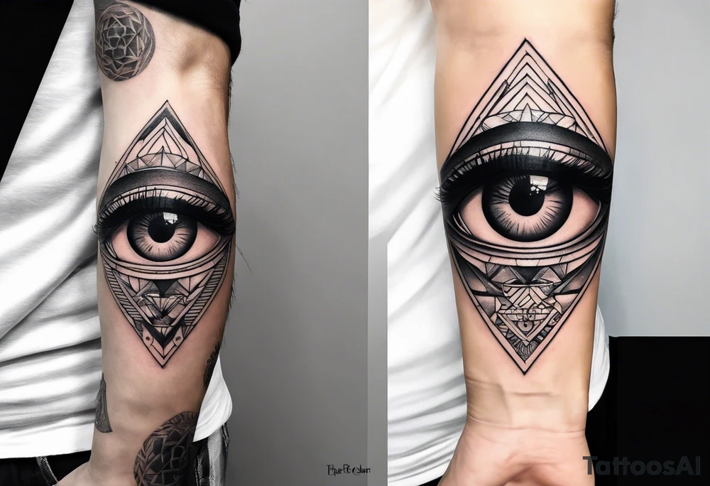 Cover up eye tattoo on my hand tattoo idea
