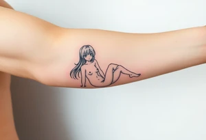 Naked anime girls tattoo idea