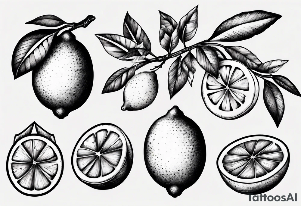 Lemon tattoo idea