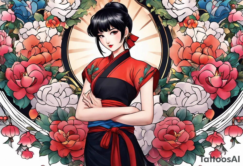 Sleeve ranma 1/2 tattoo idea