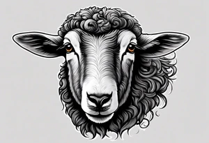 a black sheep is a nurse tattoo idea