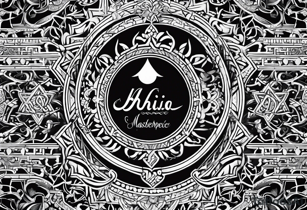 arabic writing tattoo idea
