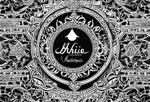 arabic writing tattoo idea