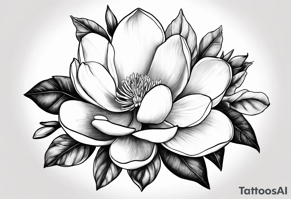 Magnolia tattoo idea