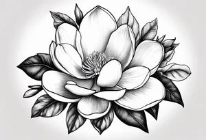 Magnolia tattoo idea
