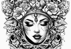 Packet of sugar spilling over tattoo idea