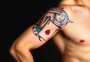 poker tattoo idea
