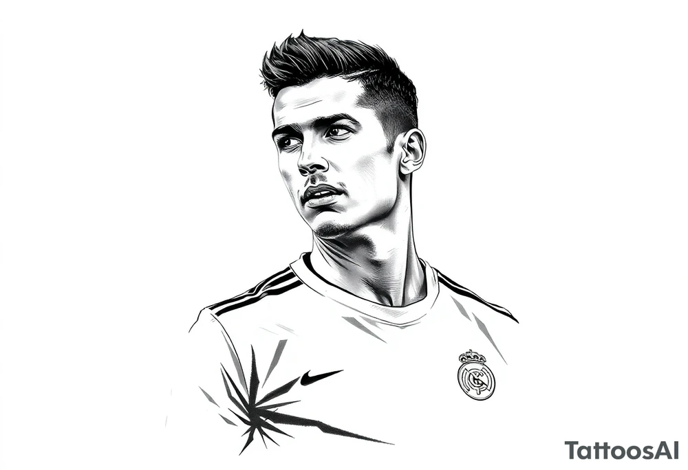 Cristiano Ronaldo tattoo idea