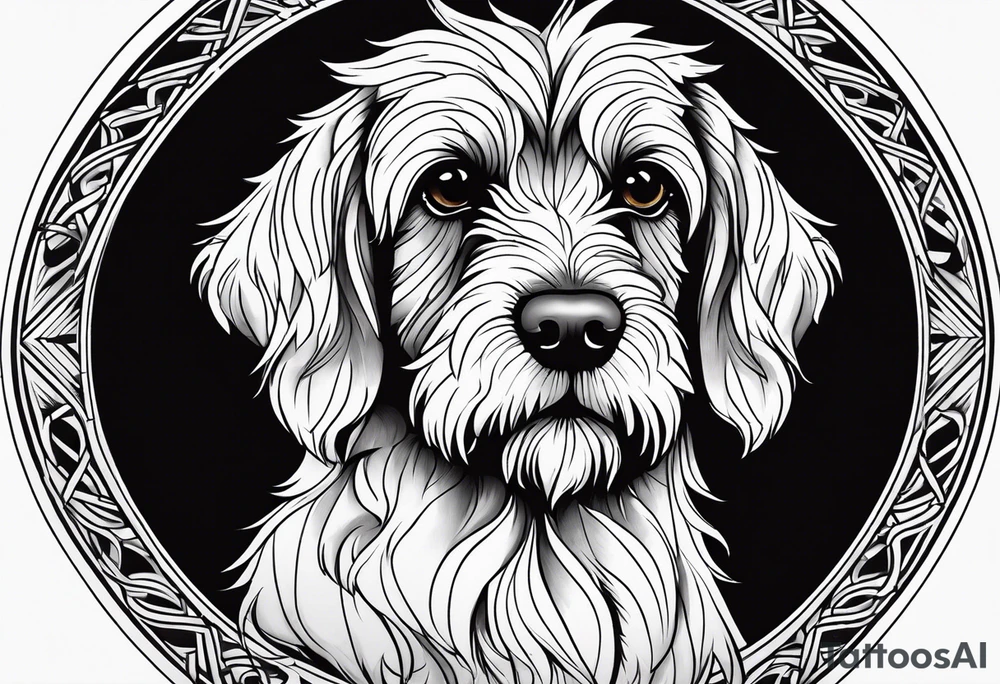 wirehaired griffon tattoo idea
