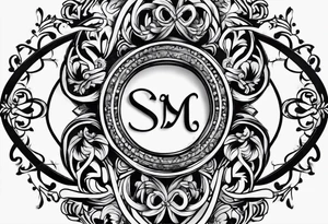 Infinity sign for spouses tattoo idea