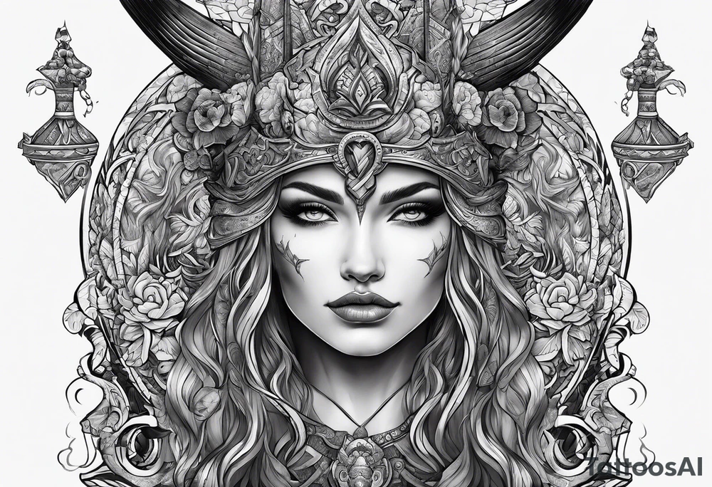 Valhalla world tattoo idea