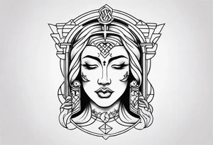 estátua chorando tattoo idea