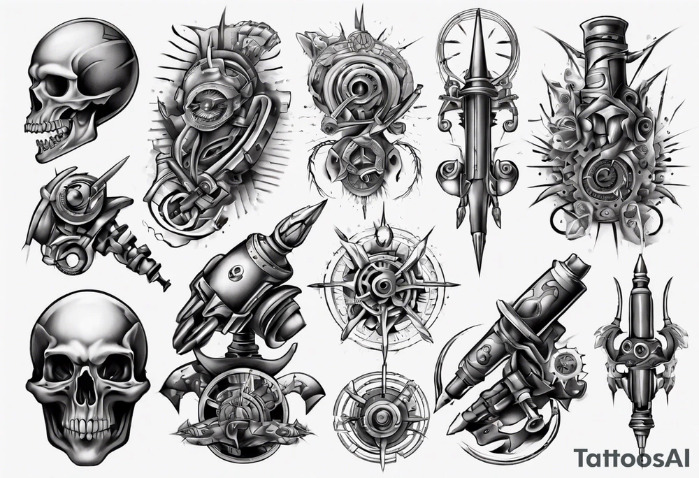 Artillery tattoo idea