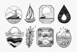 Acapulco inspired tattoos for women tattoo idea