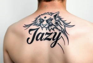 remembrance of a deceased bestfriend with the name Jazy incorporated tattoo idea