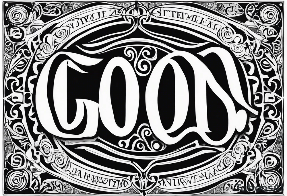 Greek words tattoo idea