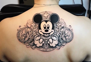mickey mouse tattoo idea