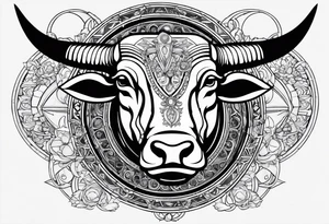 I want a Taurus head with the planets positions on May 20th, 1989 tattoo idea