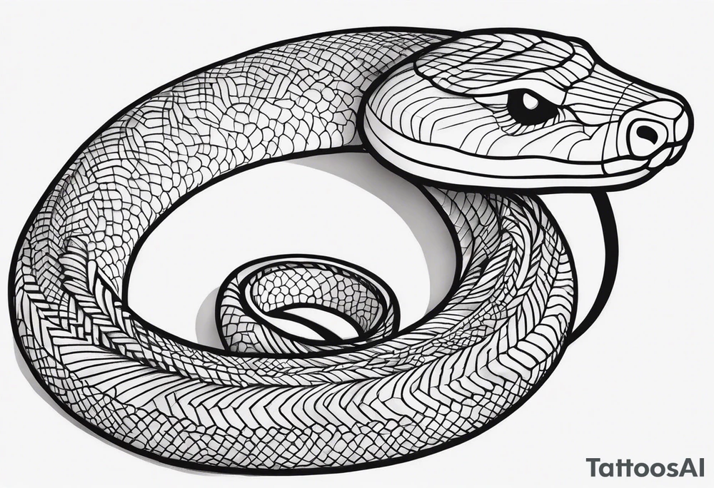 Coiled Snake tattoo idea