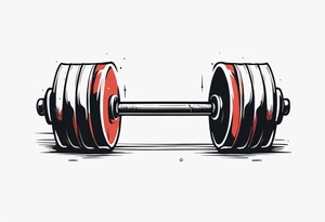 A barbell tattoo idea