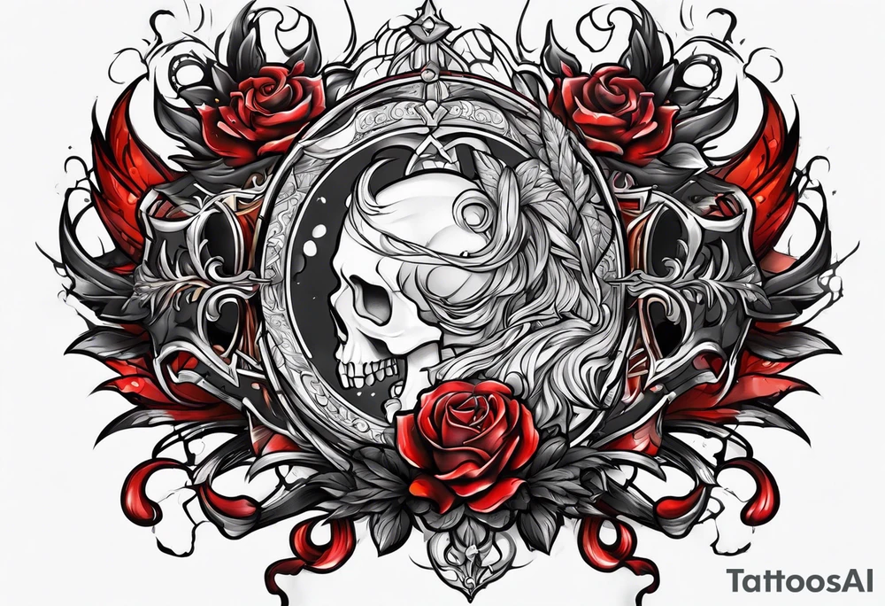 arcane blood magic tattoo idea