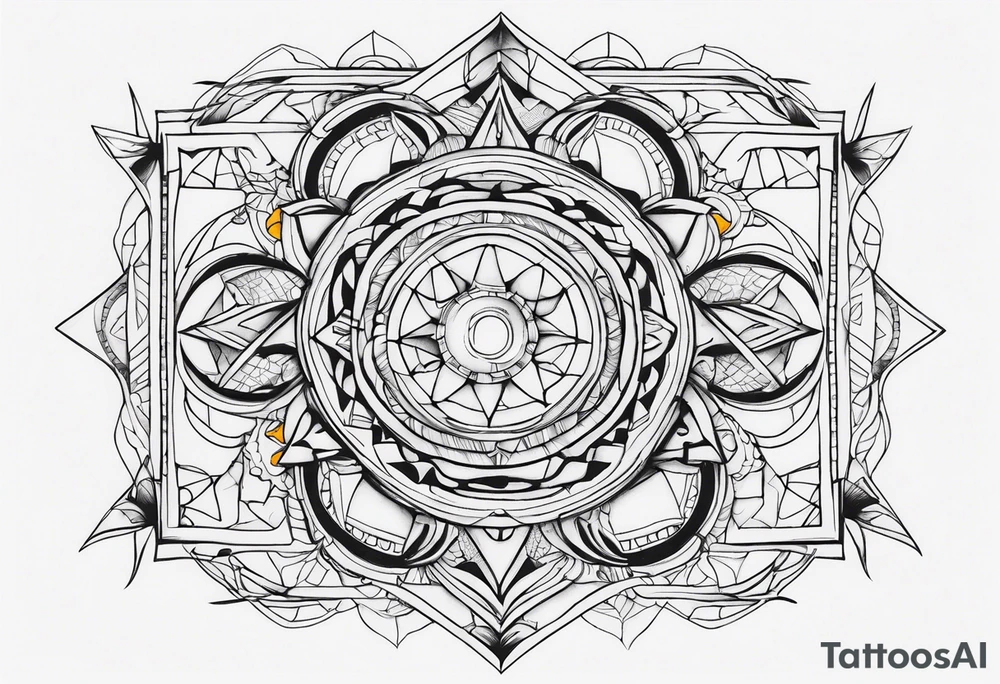 Techno tattoo idea
