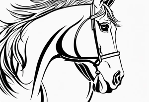 Plume cheval a tattoo idea