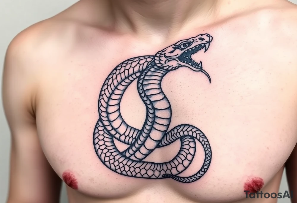 serpent inspired by Lord Shiva’s Naga tattoo idea