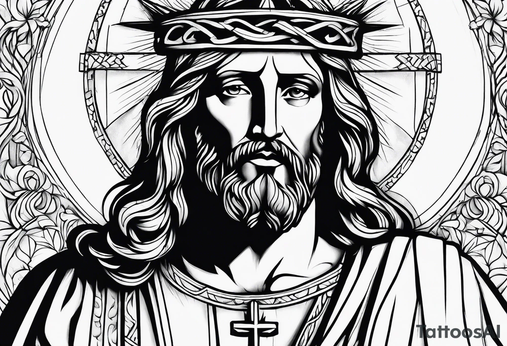 Jesus tattoo idea