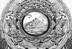 Infinity loop with p d tattoo idea